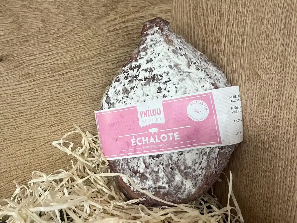 Saucisson sans peau -  à l'échalote