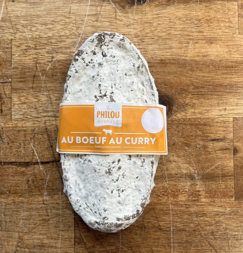 Saucisson sans peau - boeuf au curry