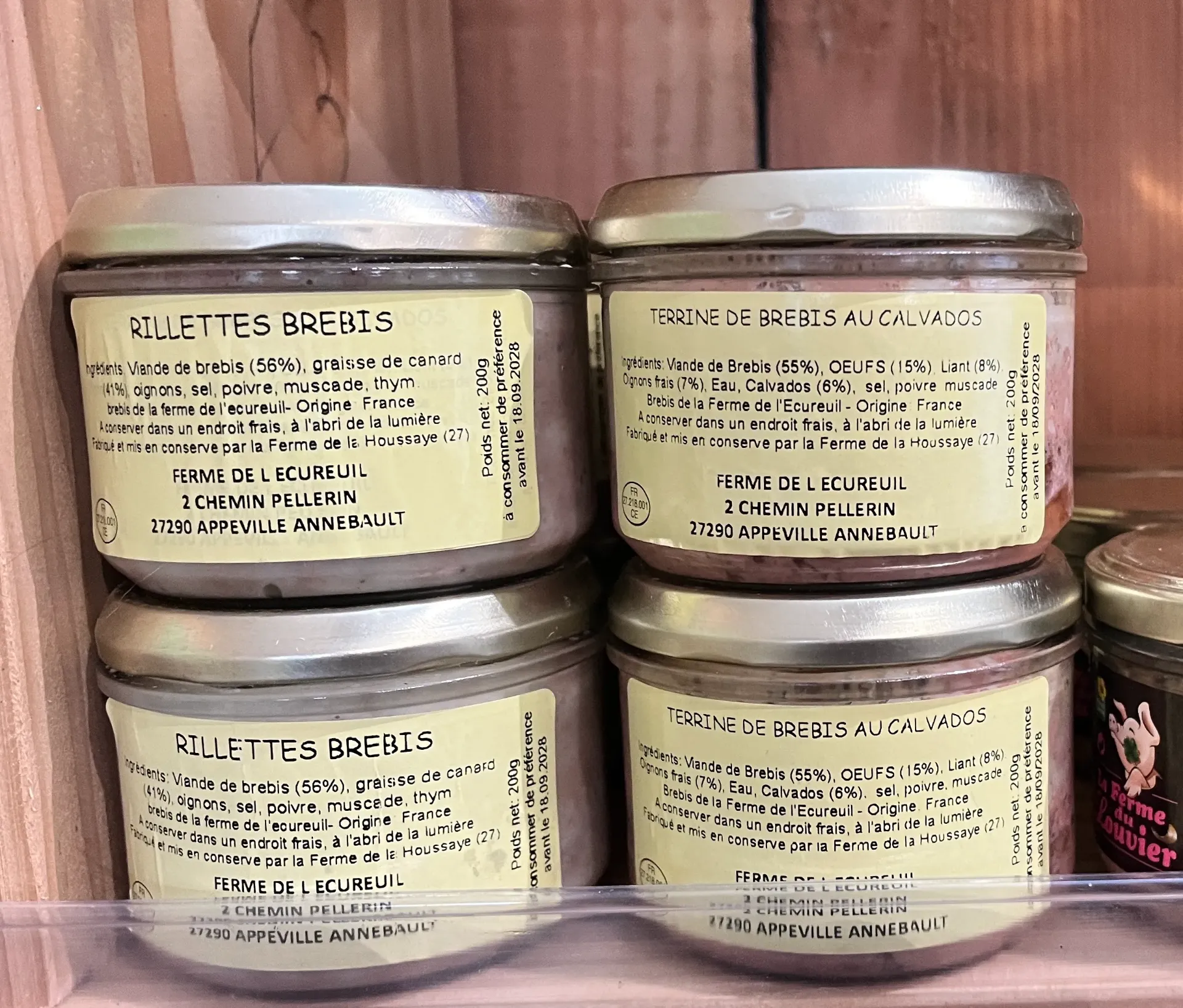 Rillettes de brebis (Ferme Ecureuil)