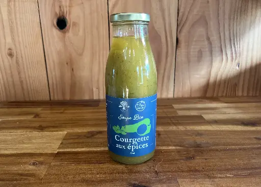 Soupe courgettes épices