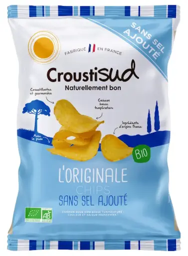 Chips bio sans sel